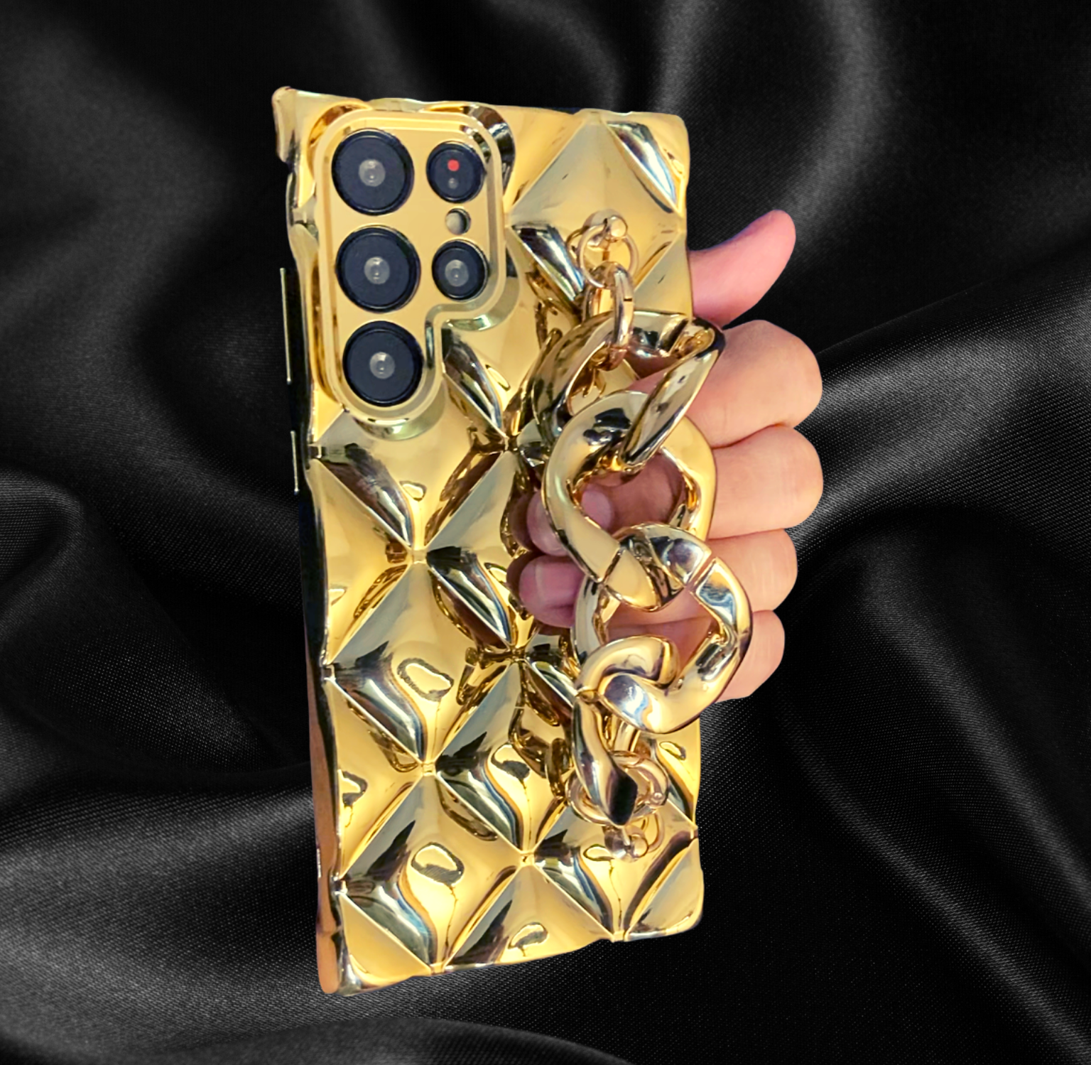 Gold Electroplated Glossy Bracelet Cover iPhone cover – JustAndBest India