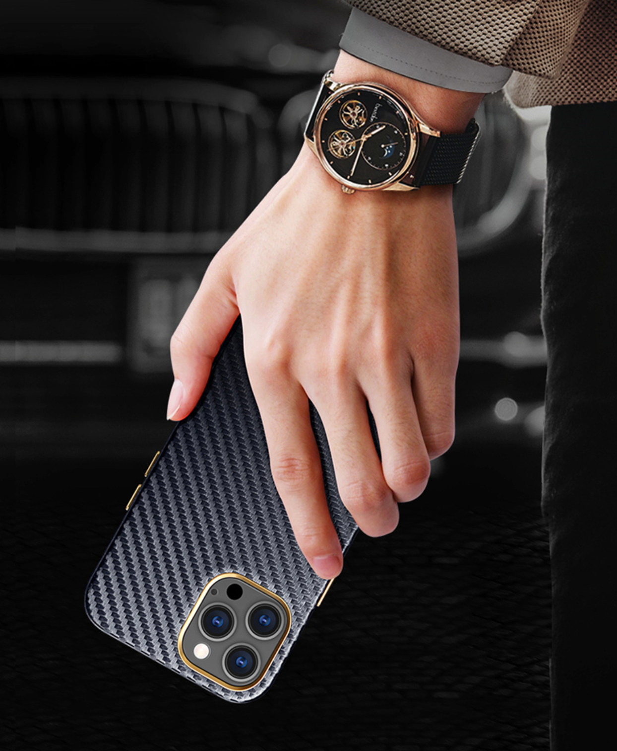 Carbon Fiber Premium Luxury Case iPhone cover – JustAndBest India