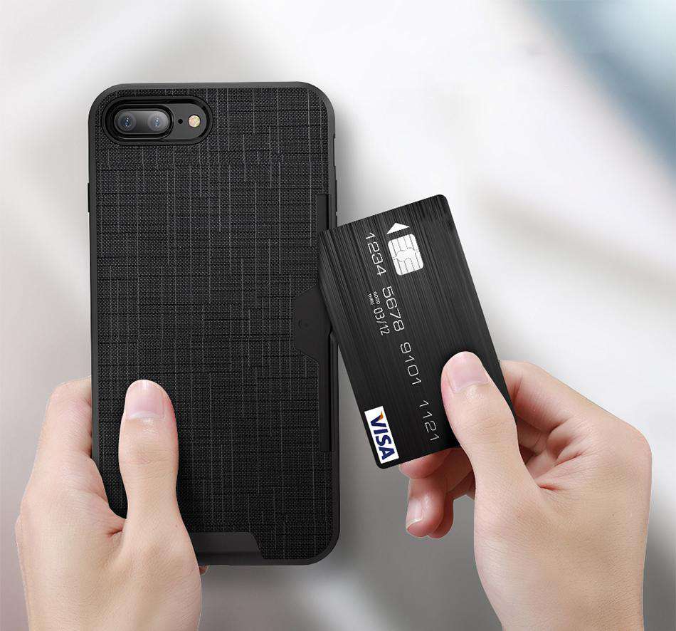 Card Holder Shockproof iPhone SE 2020 Case