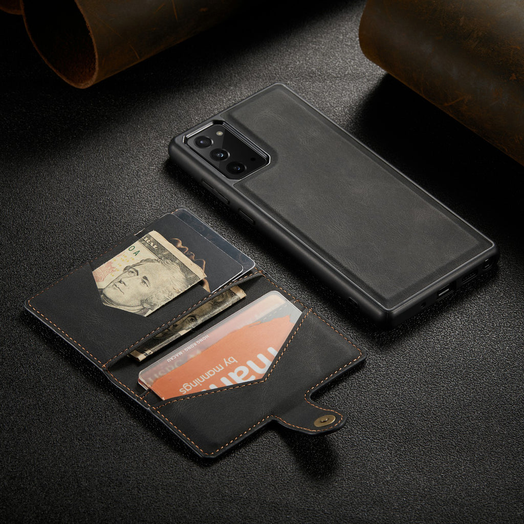 Black Wallet Style Leather Samsung note 20 ultra Case