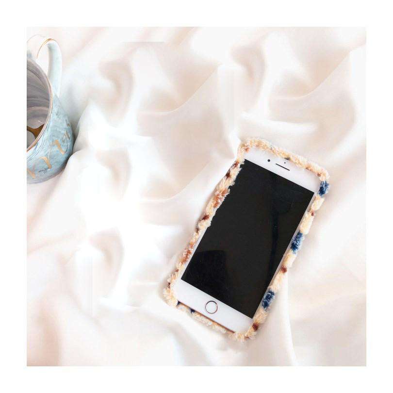 Cosy Plush Stars Fluffy Case iPhone cover – JustAndBest India