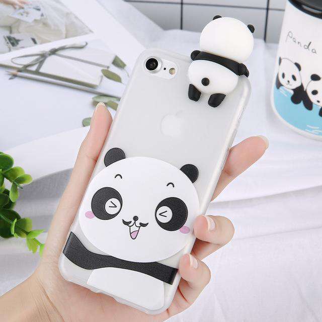 Cute Panda Case iPhone XS / XR