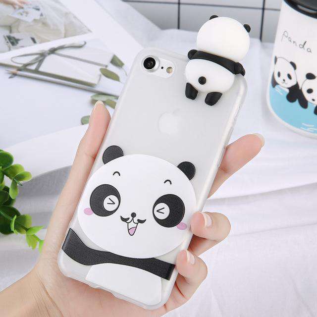 Cute 3D Panda Case for iphone