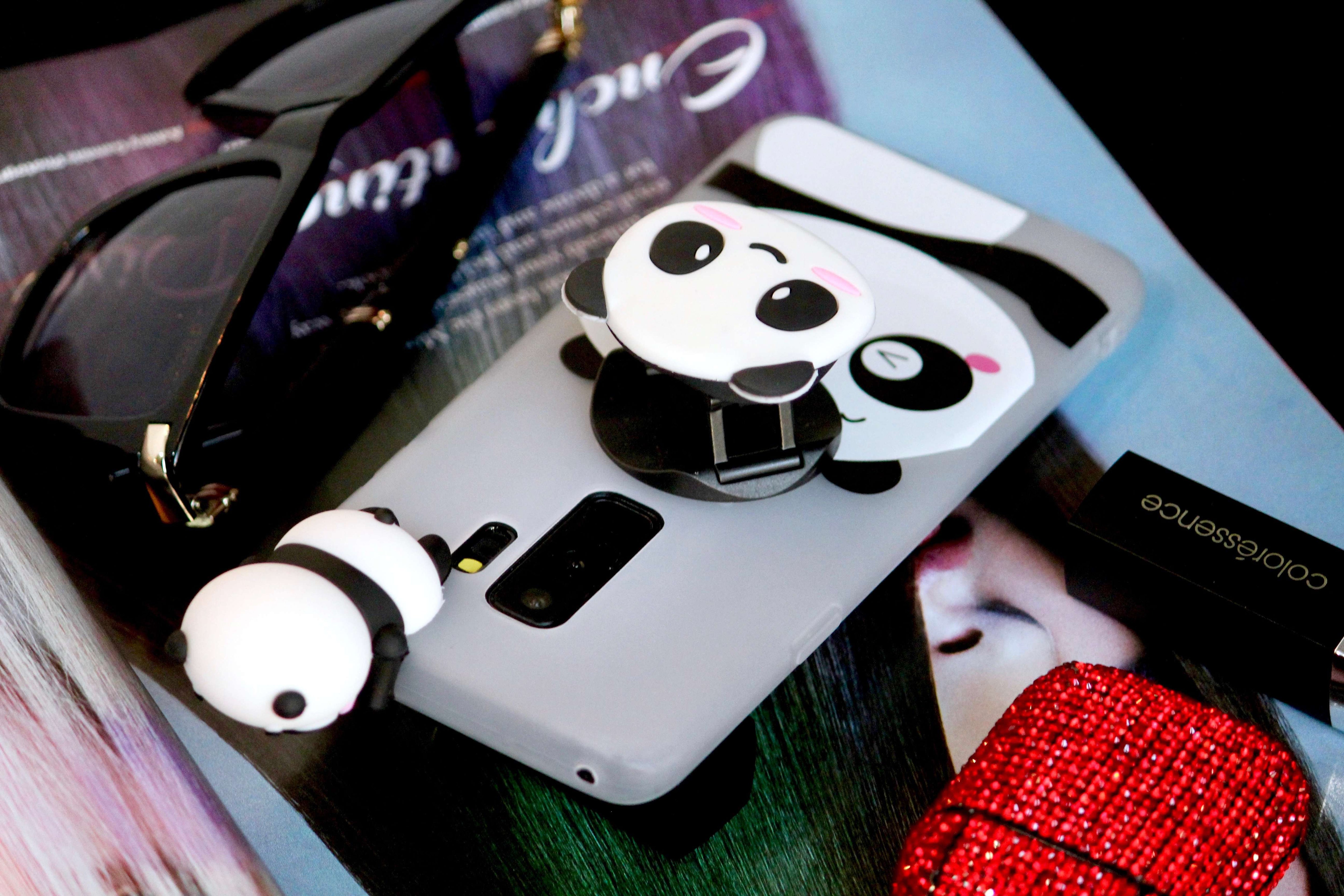 Cute Samsung S9 Official Case Cute 3D Panda Cover For Samsung