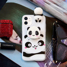 Cute 3D Panda Silicone Soft iPhone 11 Pro Max cover