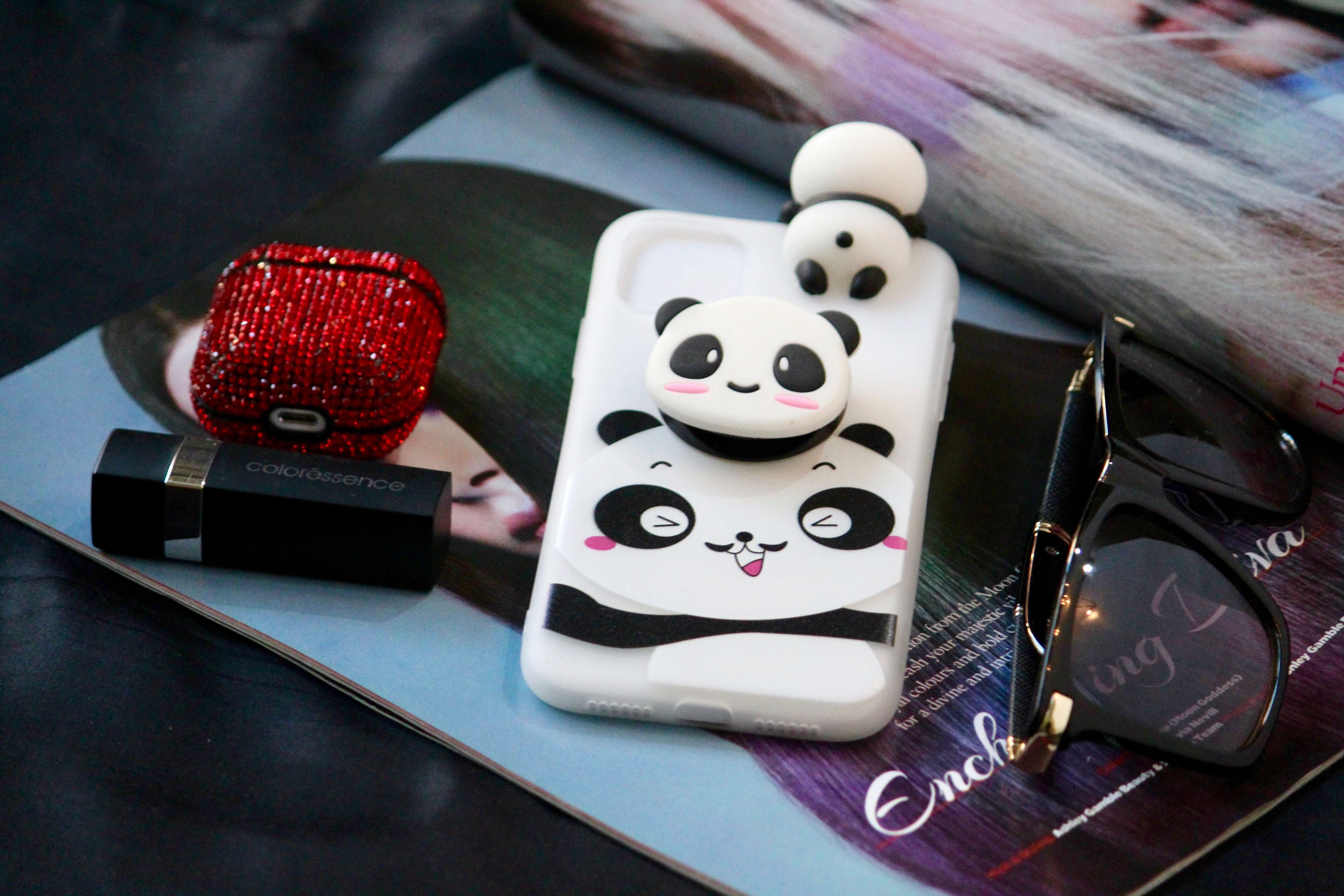 3D Cute Cartoon Panda Phone Case 