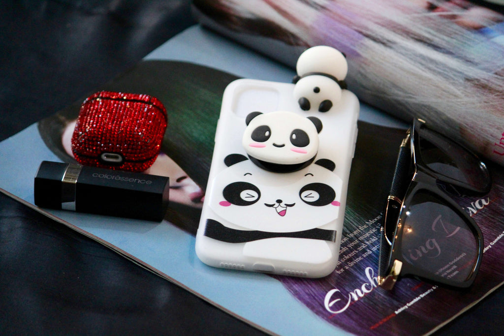 3D Cute Cartoon Panda Phone Case 