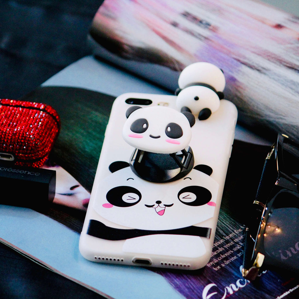 3D panda case for iphone 7