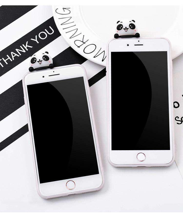 Cute 3D Panda iPhone X / XS cover