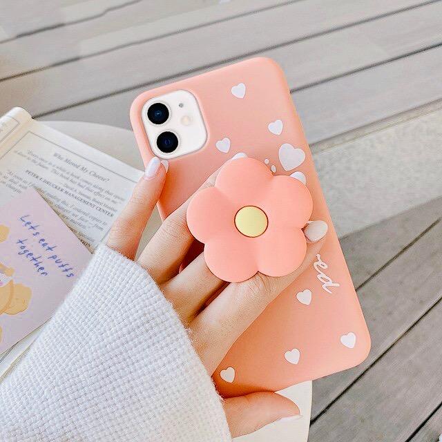 Cute Flower Pop Up Socket iPhone 11 Case