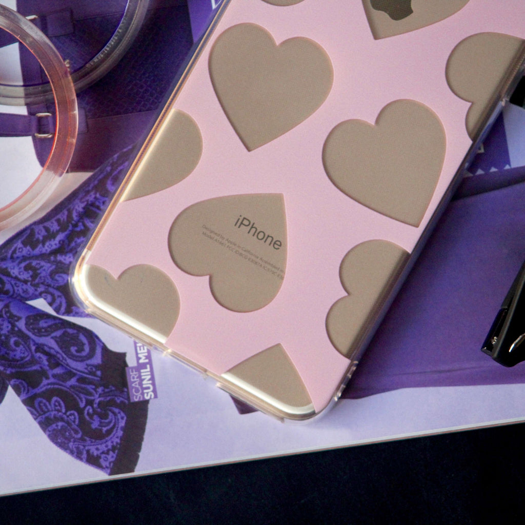 Hearts Shaped Case for women