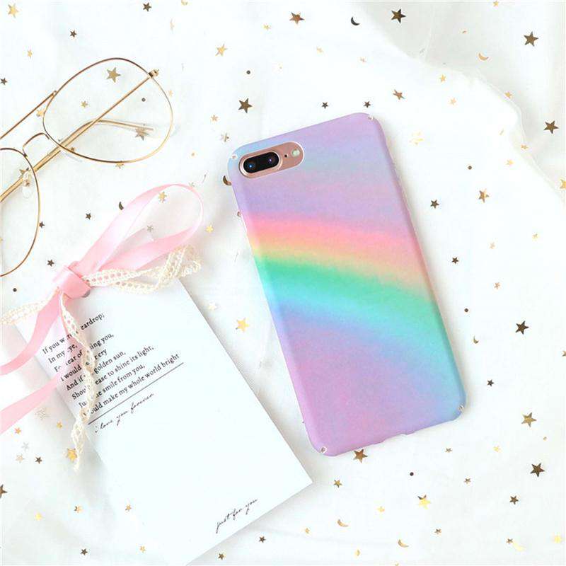 Cute Rainbow iphone Matte Case