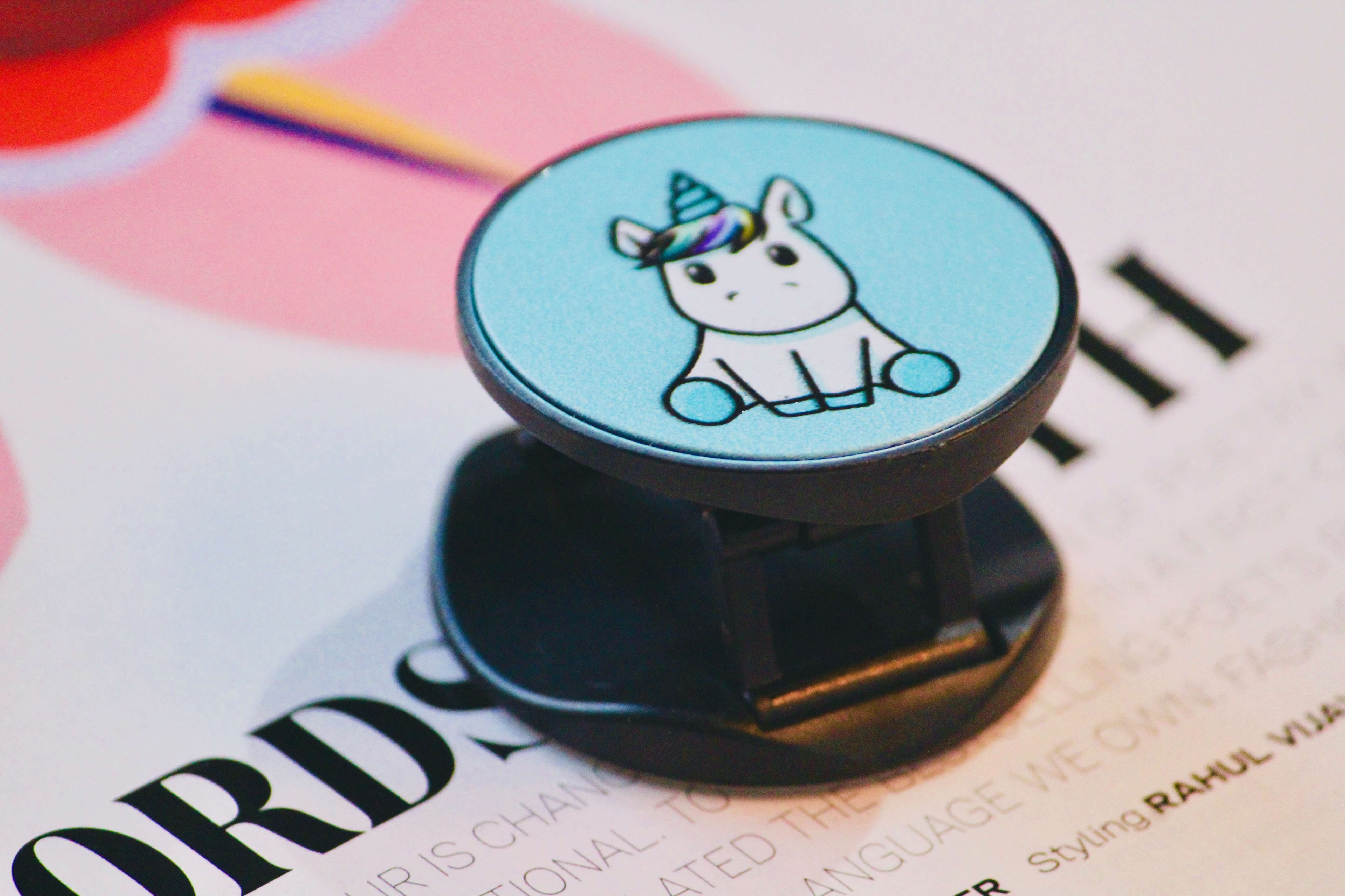 Cute Unicorn Silicone Soft Case (With Unicorn Pop Up Socket Holder Stand) – phone accessory by JustAndBest India