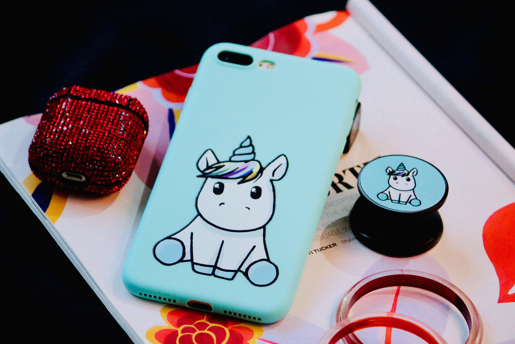 Cute Unicorn Silicone iphone Case