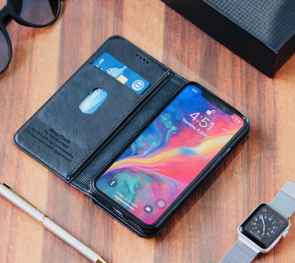 Wallet Style Leather Case iPhone XS / X