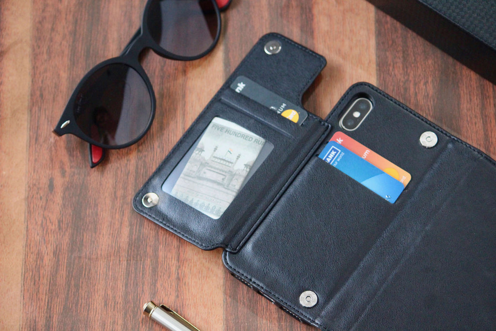 Double Flip Leather Case iPhone XS / X