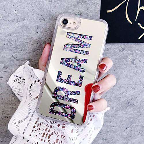 Dream Glitter Quicksand Mirror Case