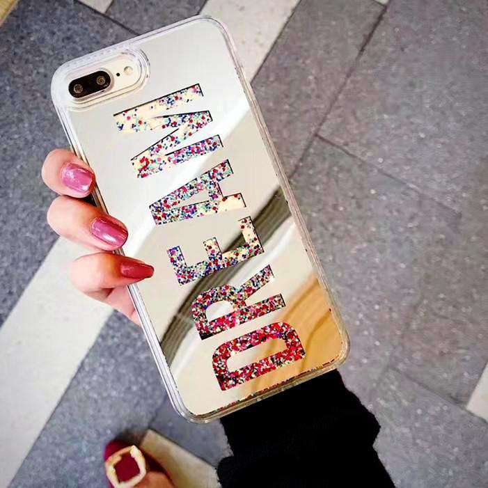 Dream Glitter Quicksand Mirror Case for iPhone XS / X