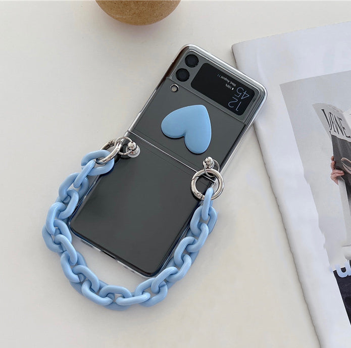Heart Bracelet Case for Samsung Z Flip 4