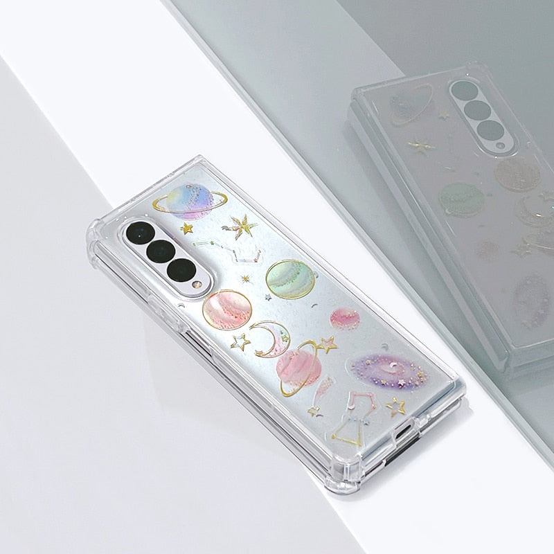Cute Stars Transparent Shockproof Case iPhone cover – JustAndBest India