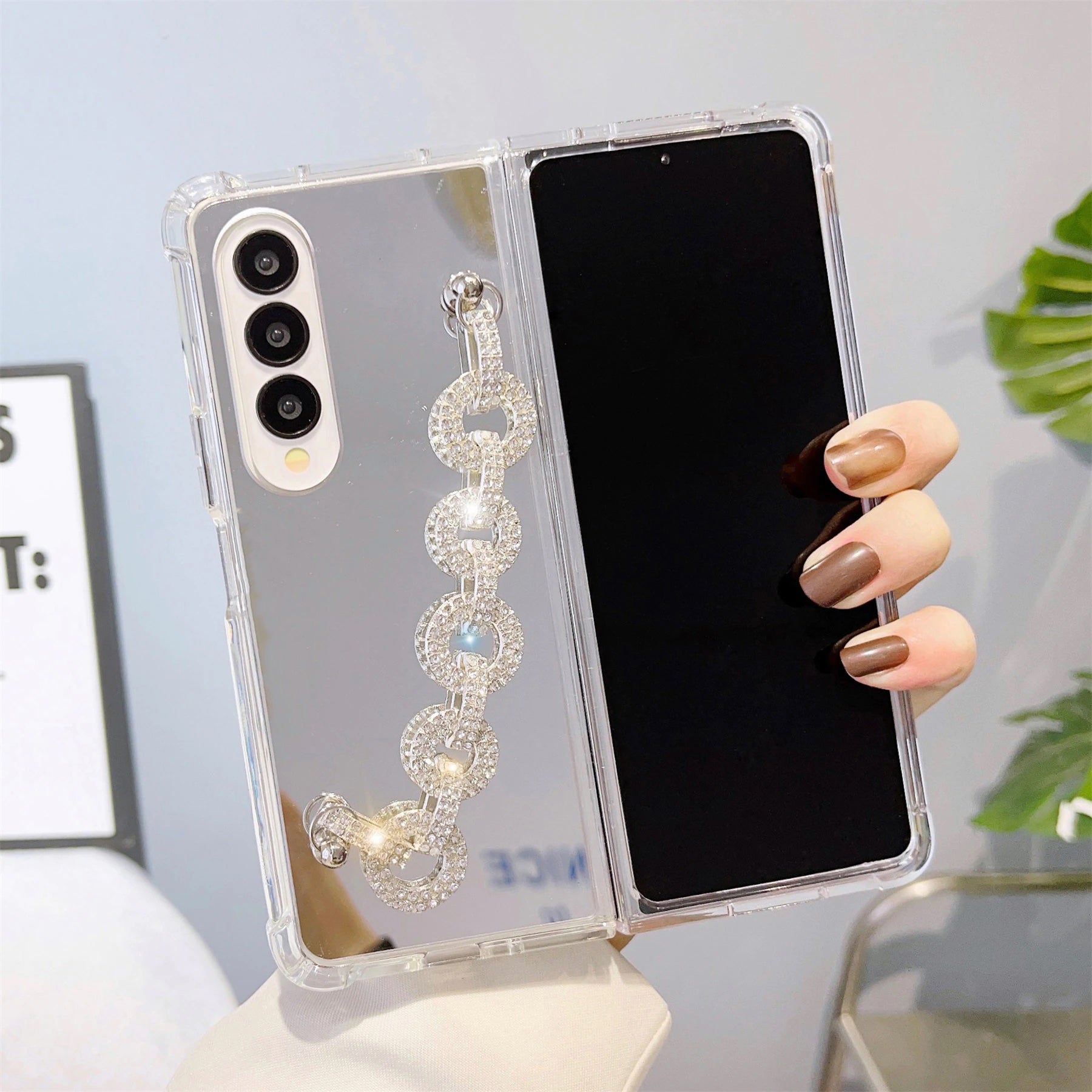 Bling Diamond Rhinestones Luxury Bracelet Cover iPhone cover – JustAndBest India