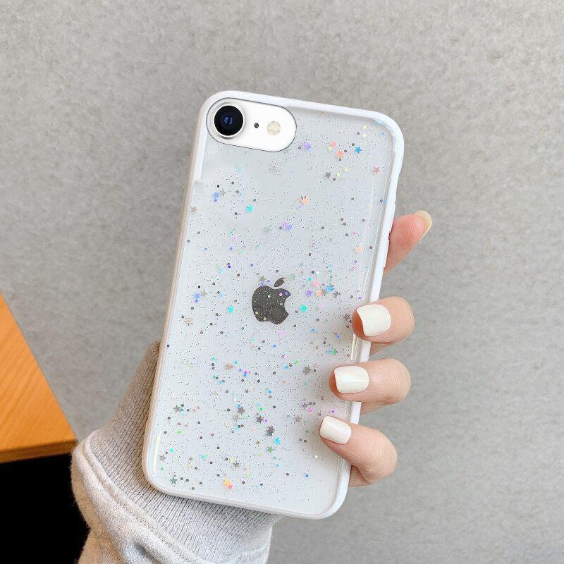 Glitter Stars Premium iPhone SE 2020 Case