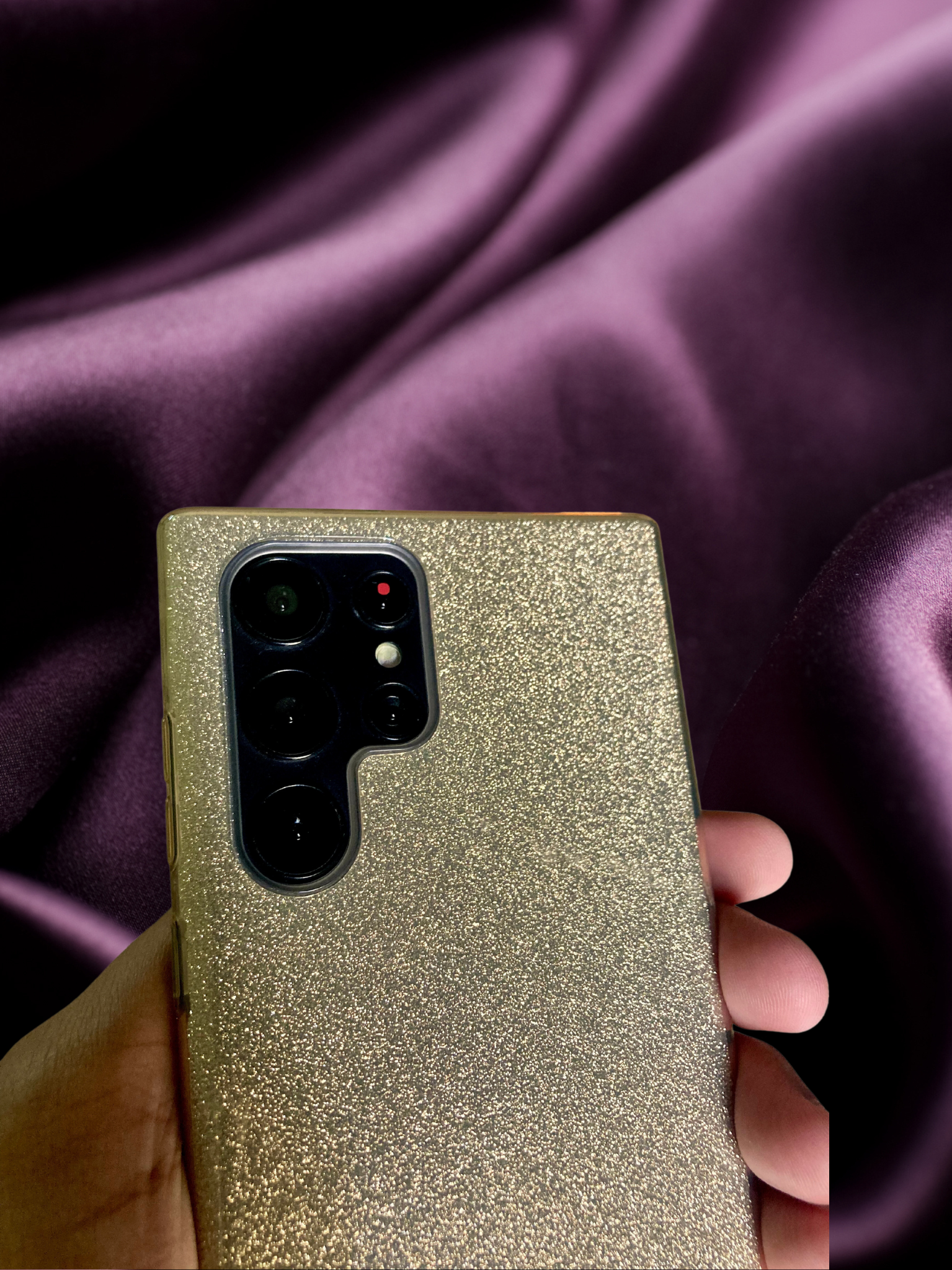 Bling Shining Gold Glitter Cover iPhone cover – JustAndBest India