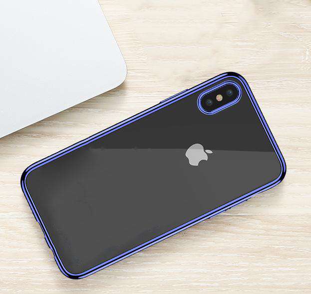 Glossy Blue Case for iPhone X 