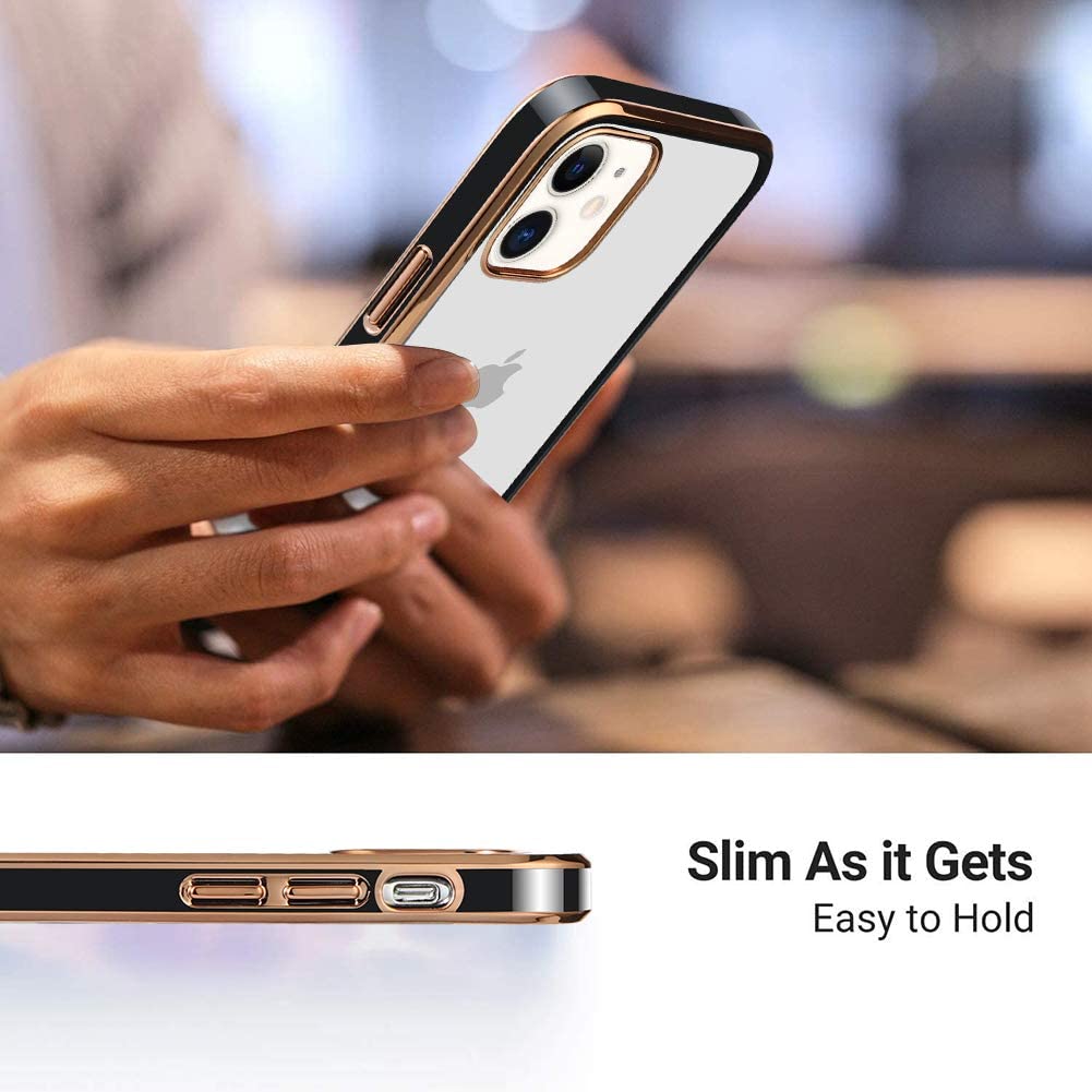 Gold Electroplated Transparent Premium Cover