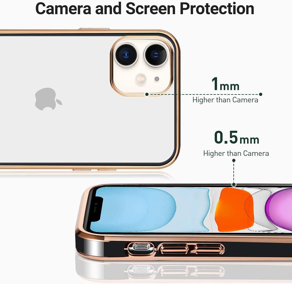 Gold Electroplated Transparent Premium Cover iPhone cover – JustAndBest India