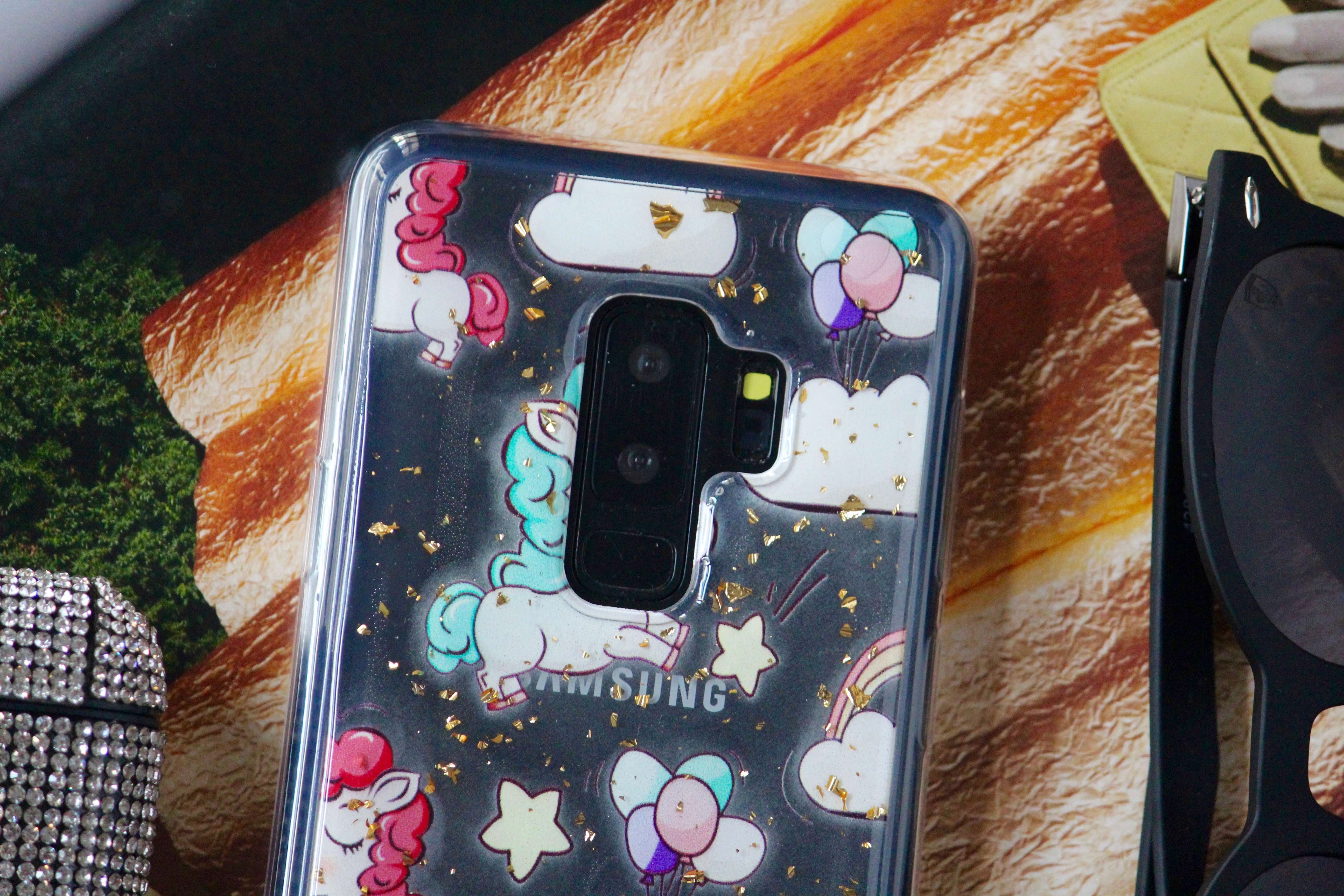 Gold Foil Cute Unicorn Transparent Cover iPhone cover – JustAndBest India