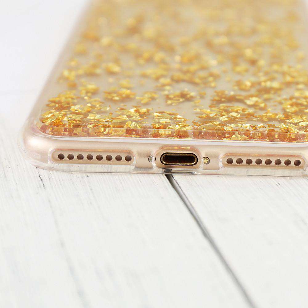 Gold Transparent iPhone SE 2020 Case
