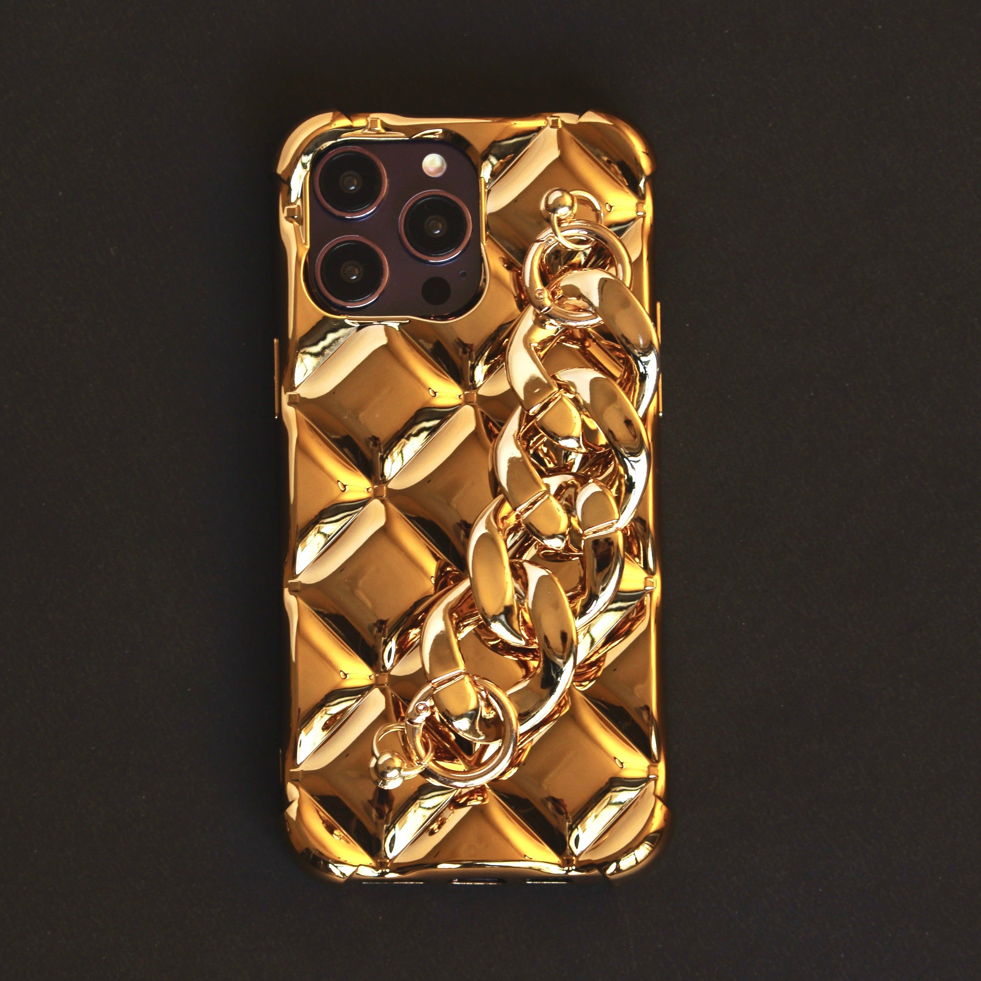 Gold Electroplated Glossy Bracelet Cover iPhone cover – JustAndBest India