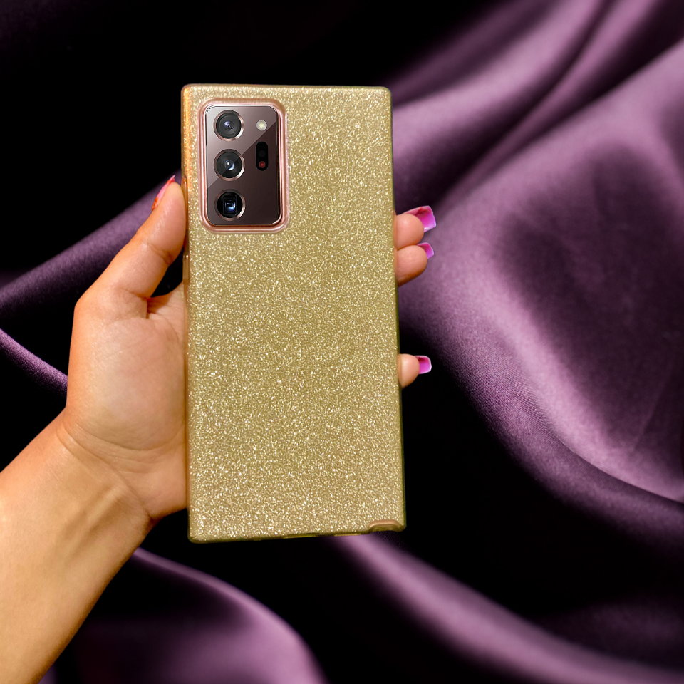 Gold Glitter s23 plus Cover