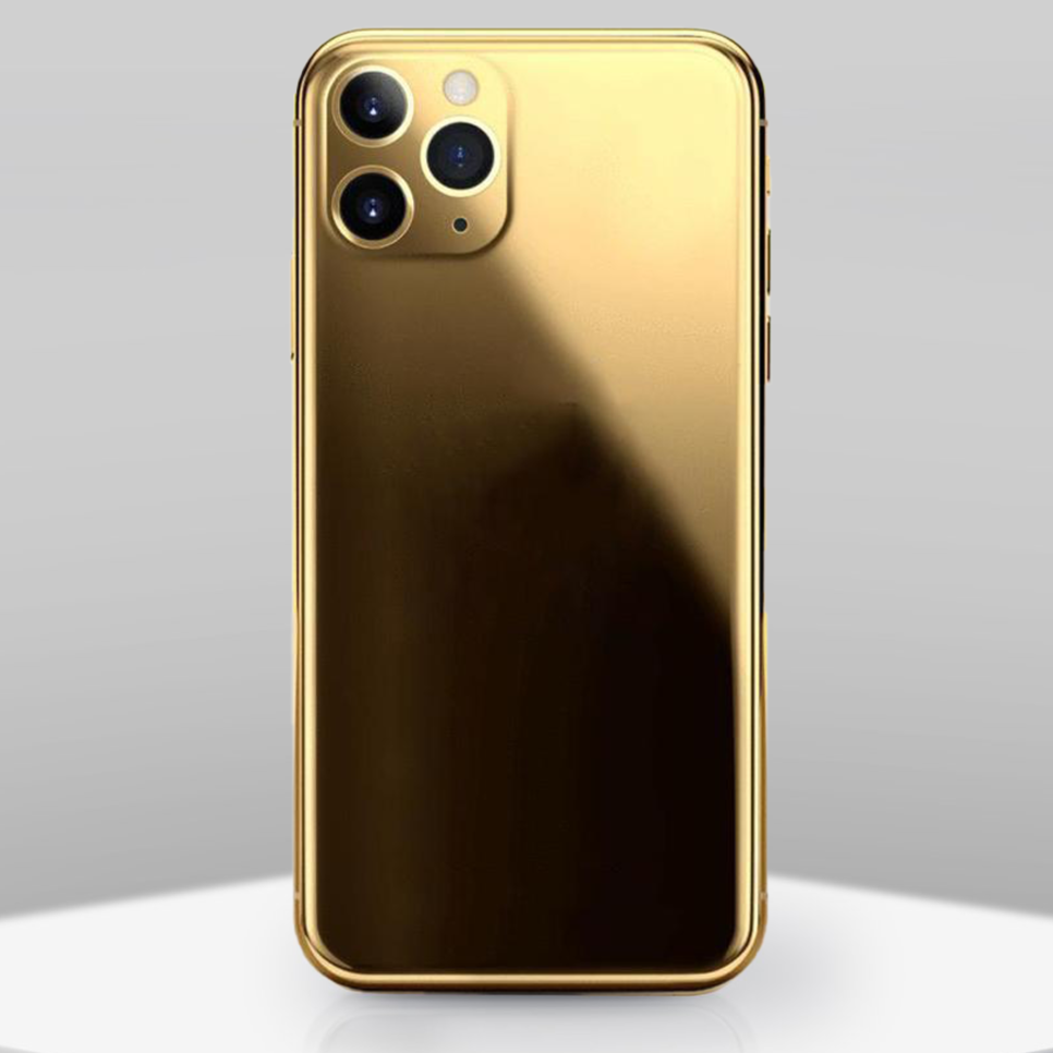 iPhone 15 Gold Electroplated Protection Case - phone case