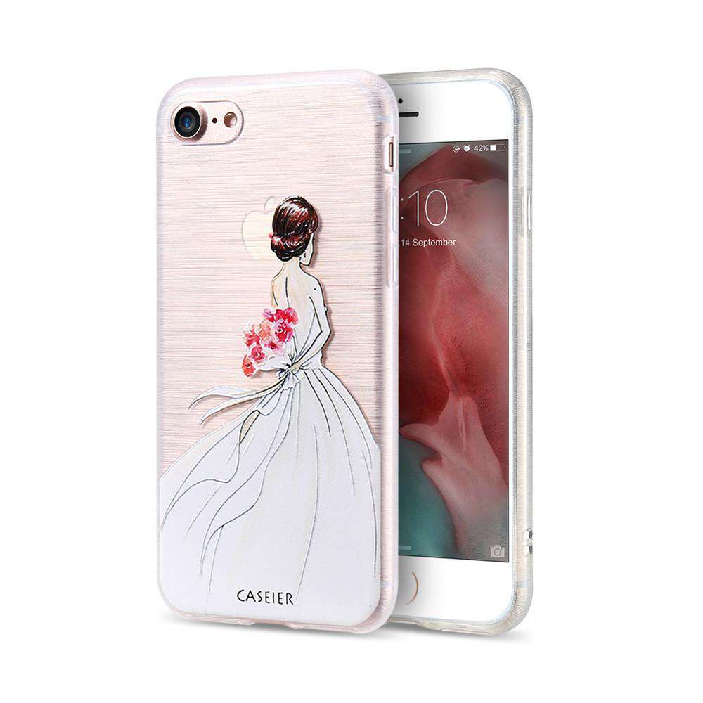 Gorgeous Girl  Painted iPhone SE 2020 Case