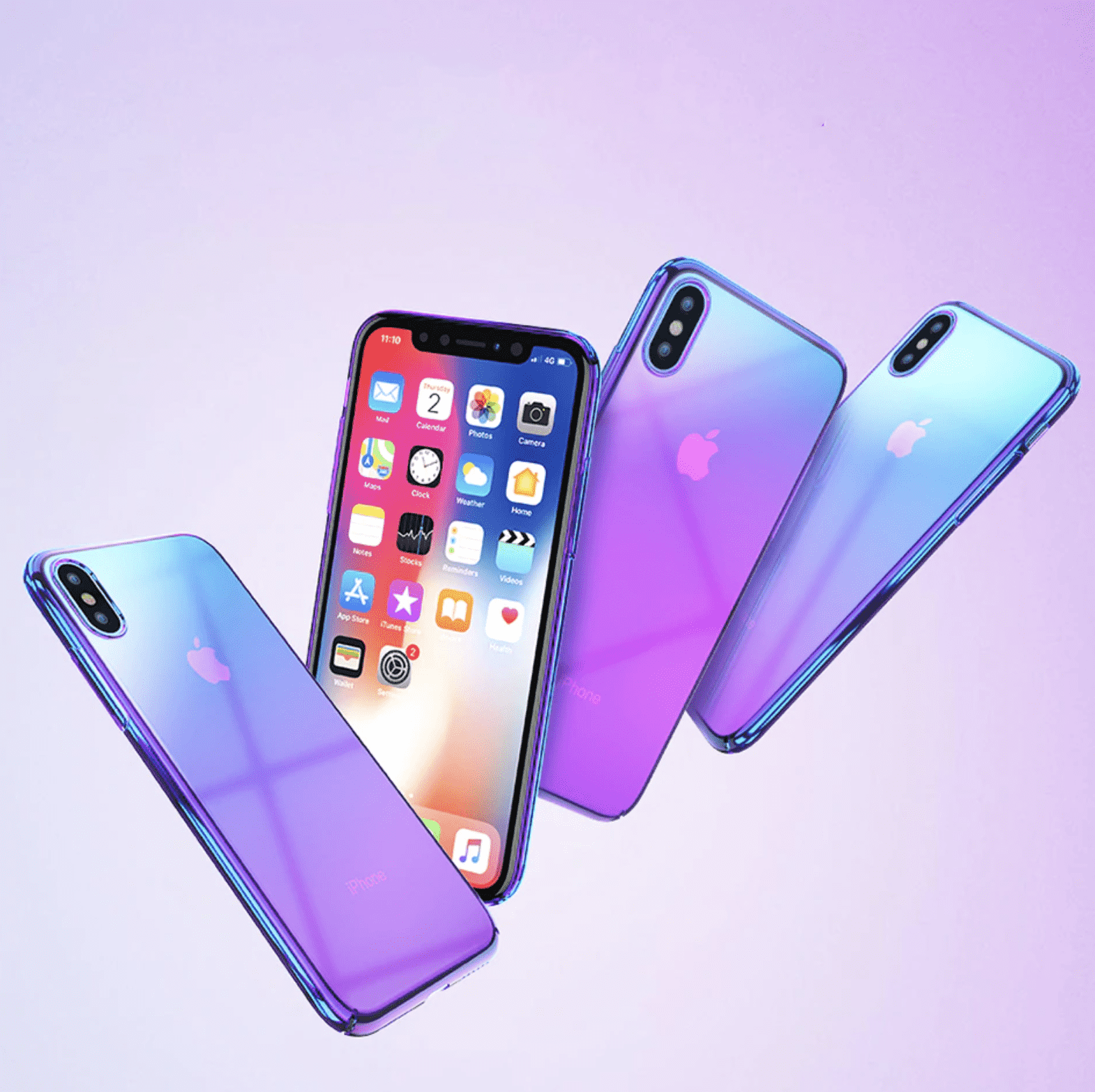 Gradient Colour Ultra Thin Luxury Case iPhone cover – JustAndBest India