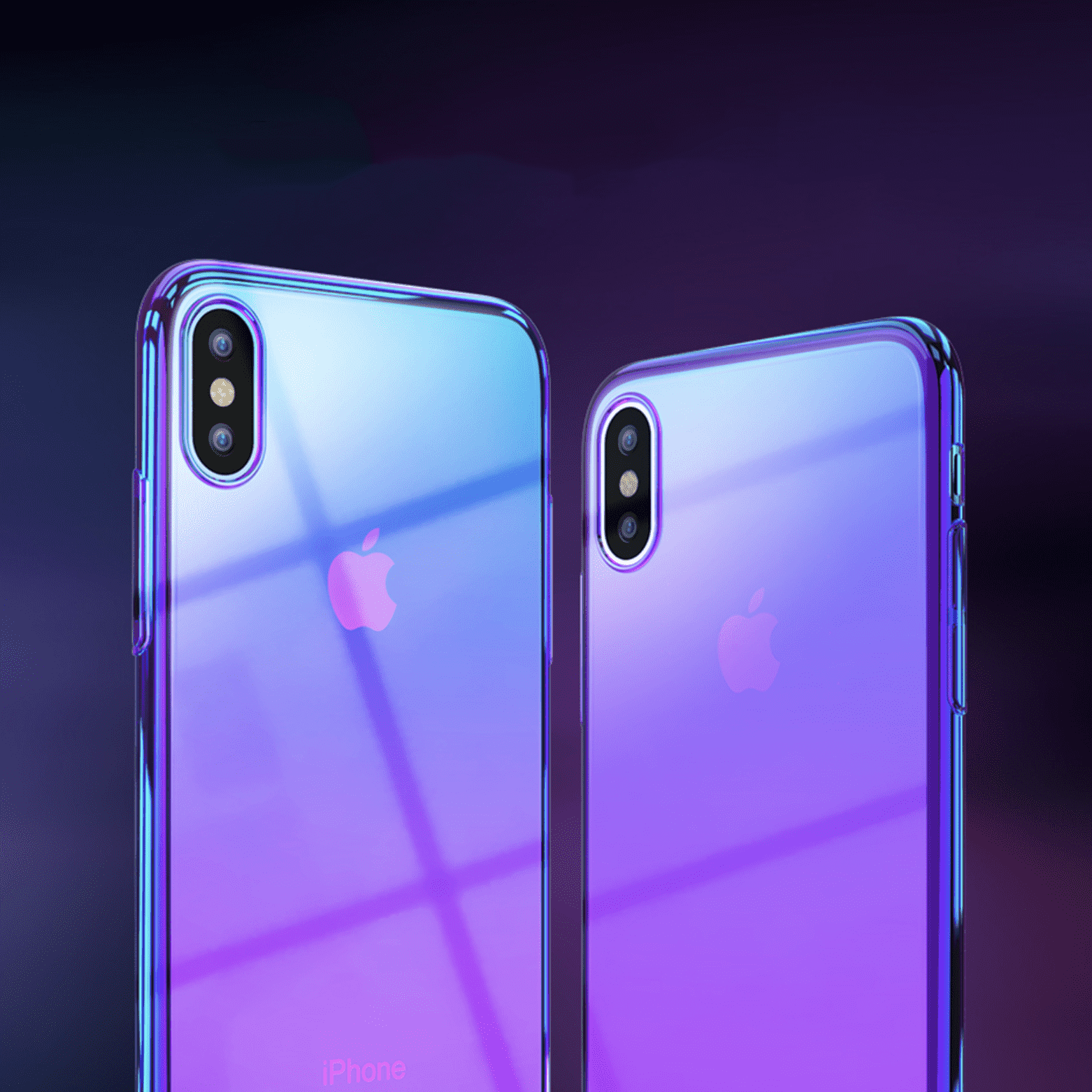 Gradient Colour Ultra Thin Luxury Case iPhone X Case