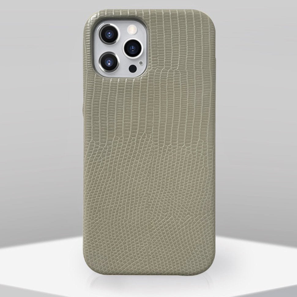 Olive Green Alligator Leather Luxury Case iPhone cover – JustAndBest India