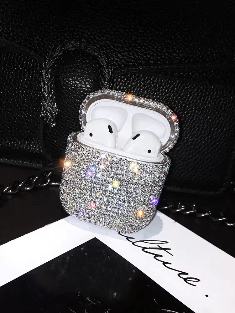 shining rhinestone airpod cover