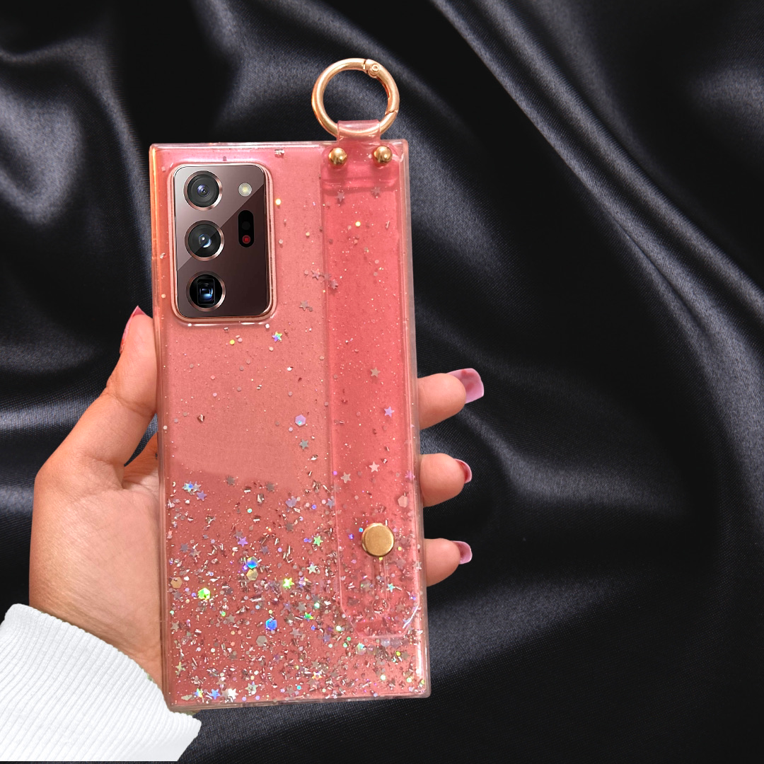 Bling Glitter Hand Strap Case iPhone cover – JustAndBest India