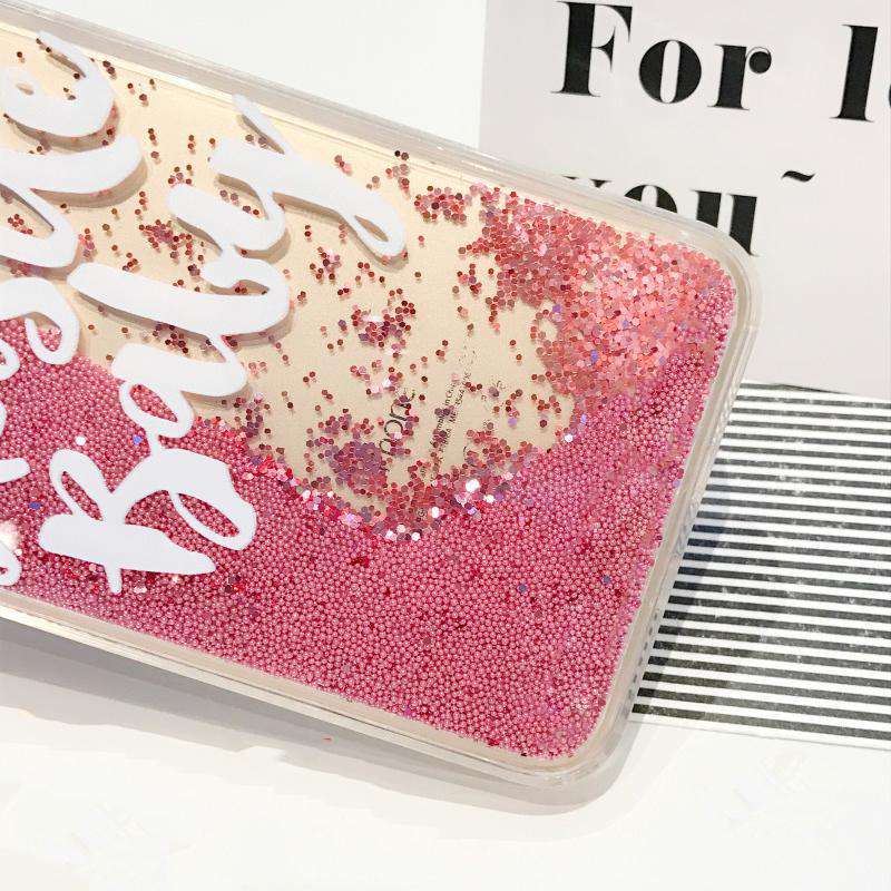 pink glitter iphone 7 covers