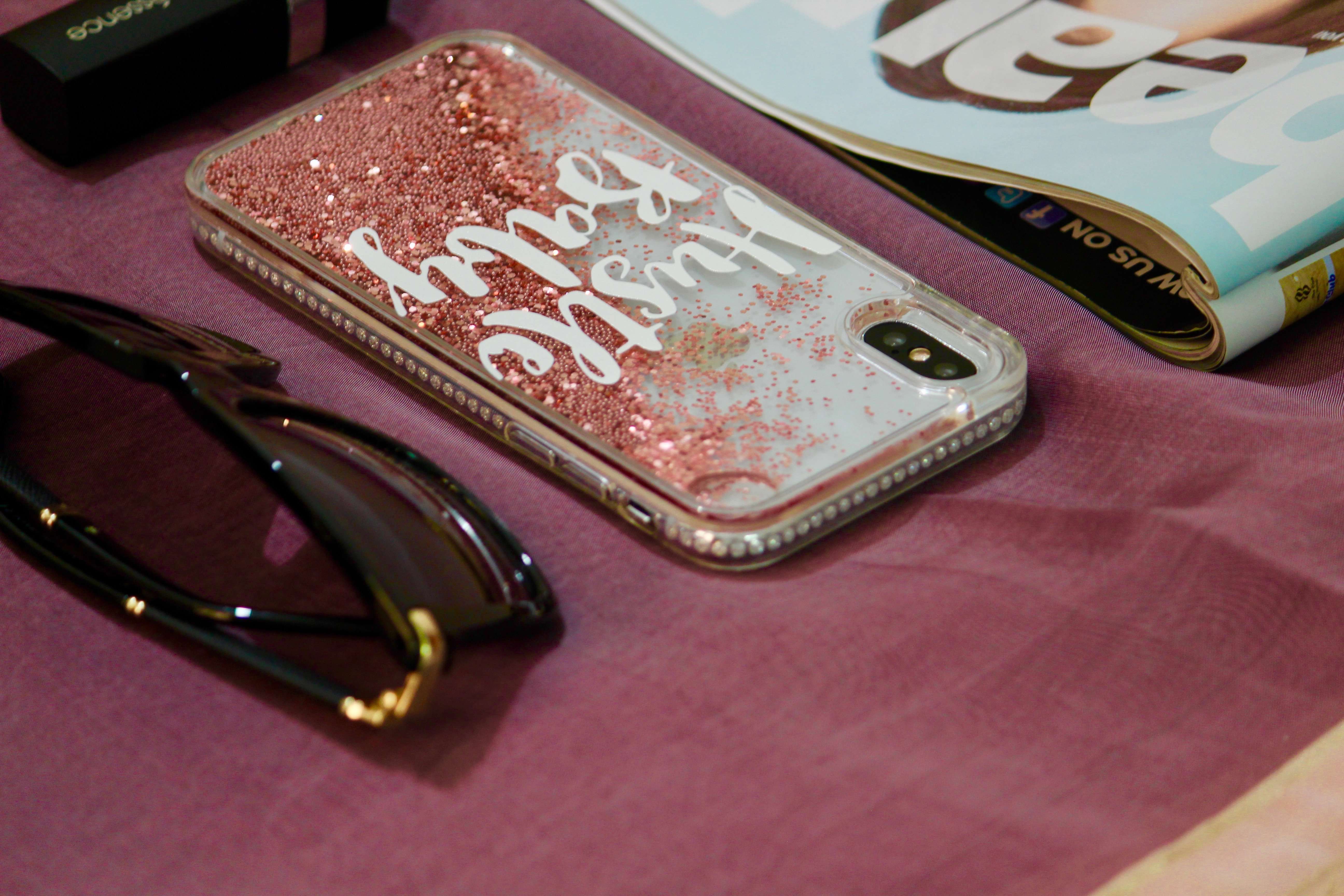 Hustle Baby Glitter Quicksand Case iPhone cover – JustAndBest India