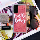 Hustle Baby Glitter Quicksand Glitter s20 Case