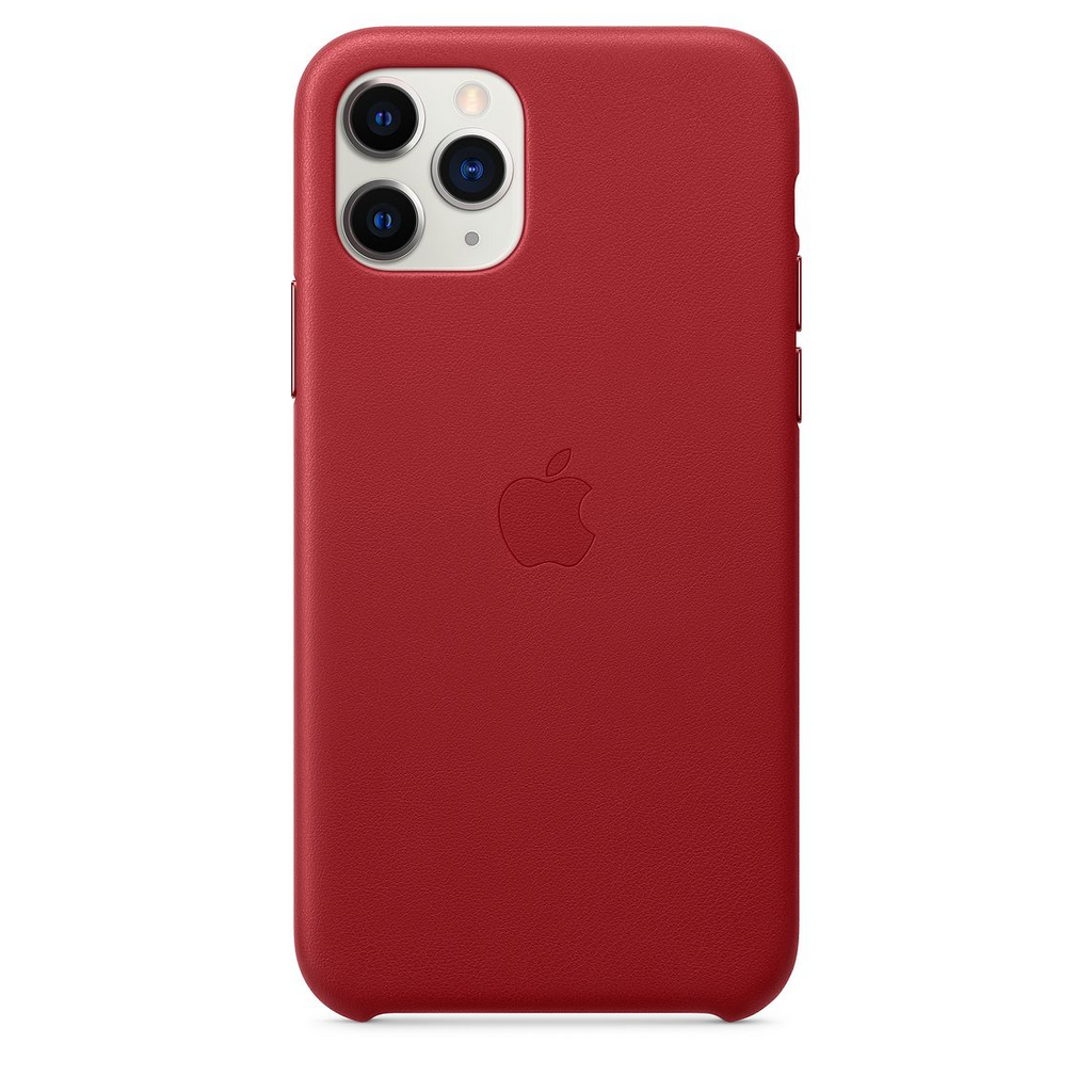 red Premium Leather Cover fir iphone 11