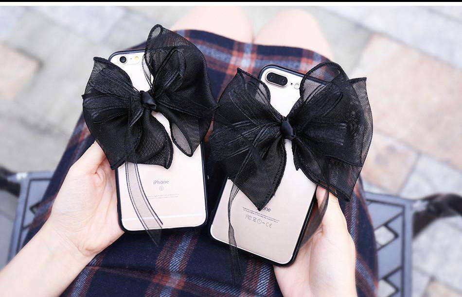 Lace Bowknot Luxury Case (Limited Edition) iPhone cover – JustAndBest India