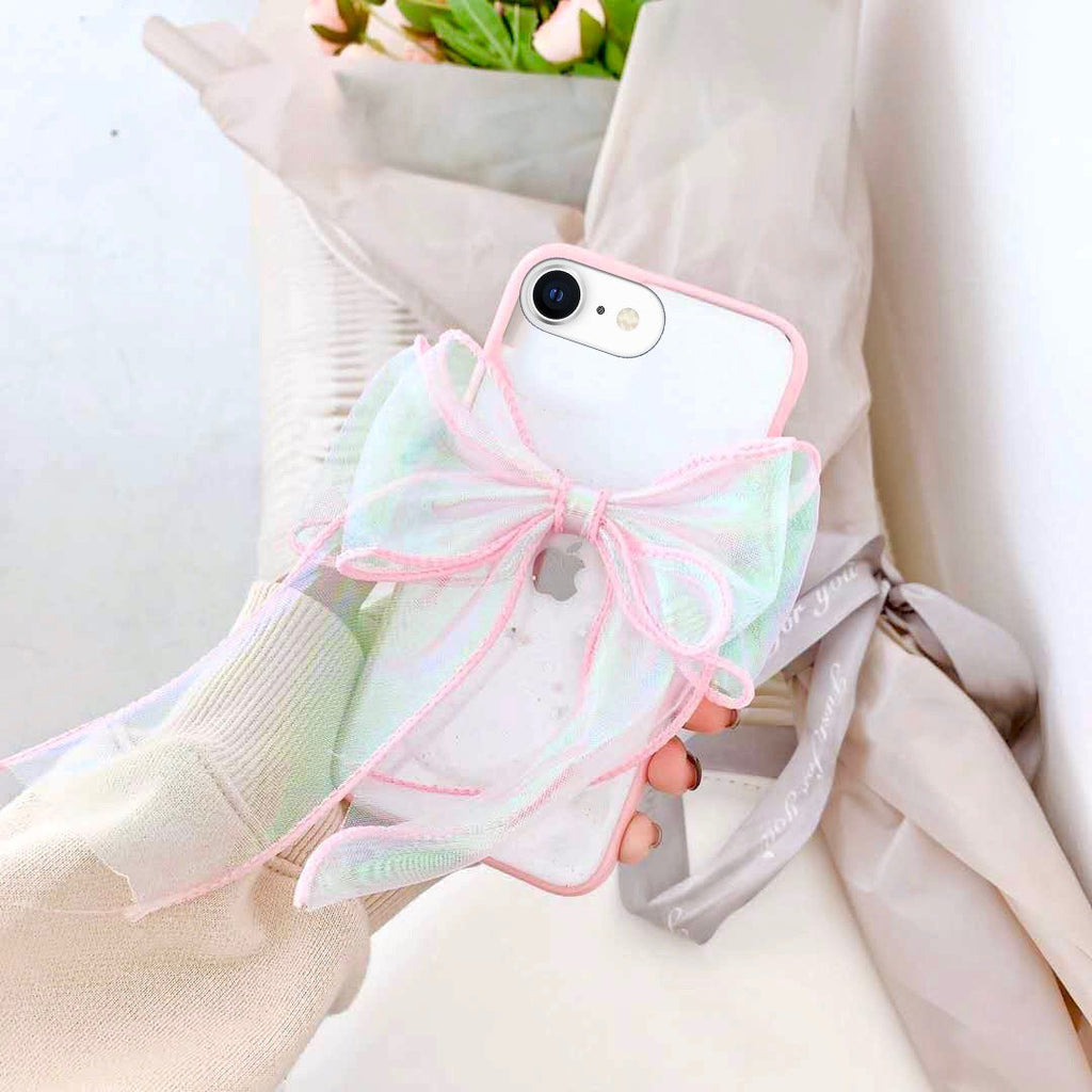 Lace Bowknot Luxury Glitter Case