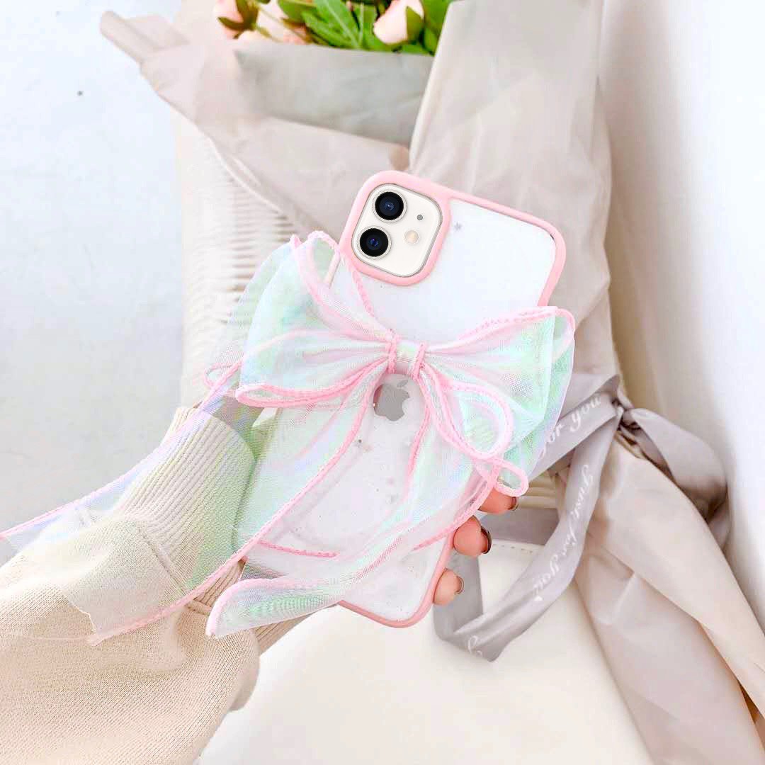 Lace Bowknot Luxury Glitter Case iPhone cover – JustAndBest India