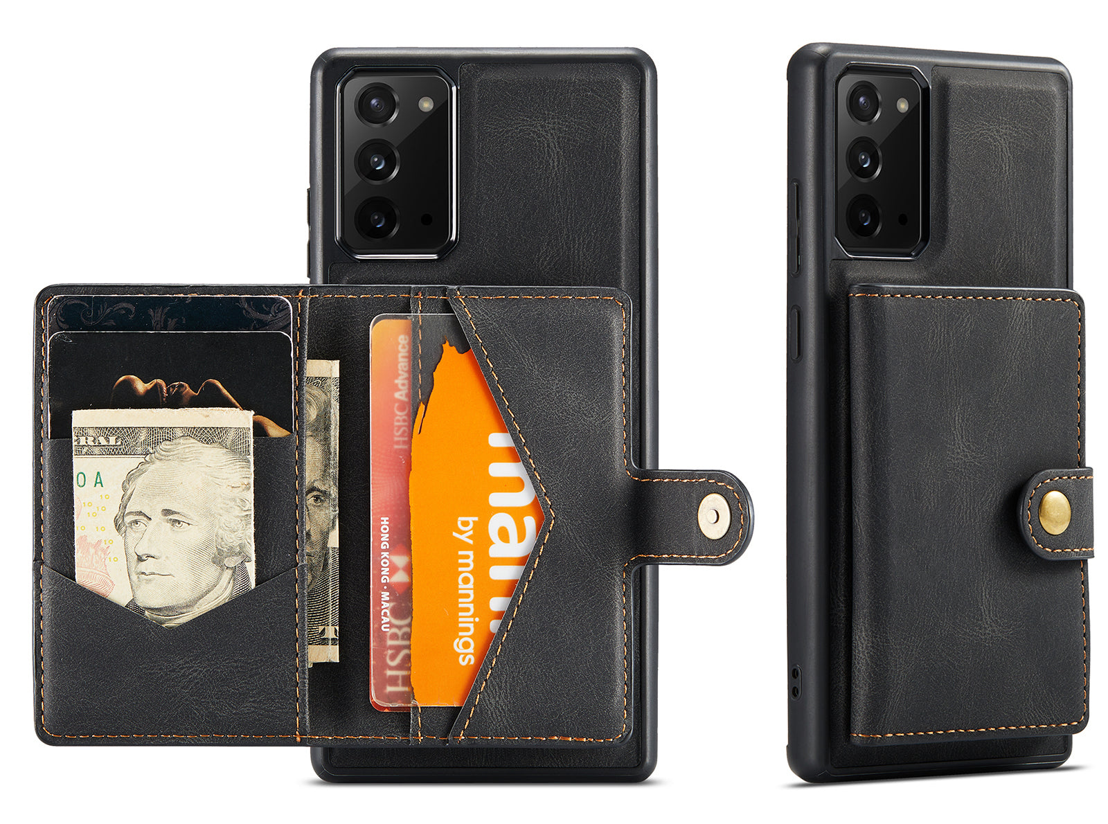 Premium Detachable Magnetic Wallet Style Leather Case iPhone cover – JustAndBest India