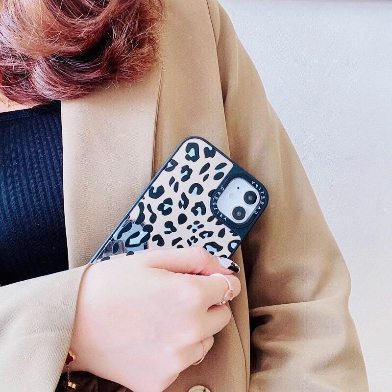 Leopard Print Glossy Case for phone 11